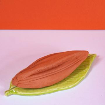 Diffuseur de Parfum Graine en faïence, vert pomme, figue  [1]