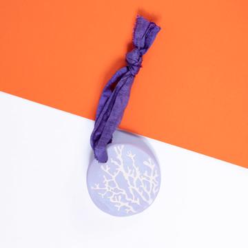 Coral Fragrance Medal in earthenware