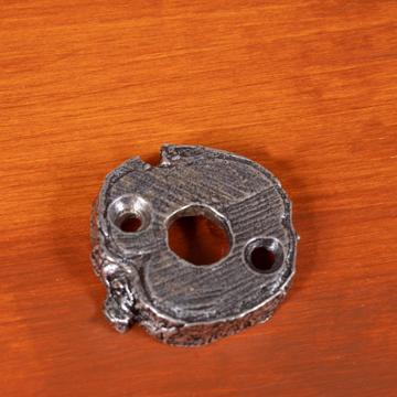Rondelles et plaques de propreté, argent, branche