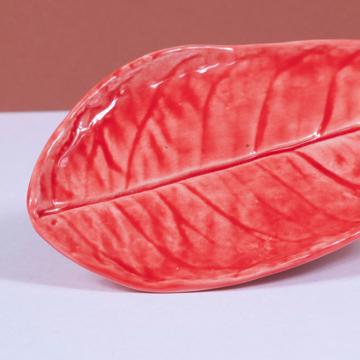 Lemon leaf in earthenware, red  [2]
