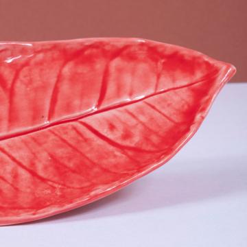 Lemon leaf in earthenware, red  [4]