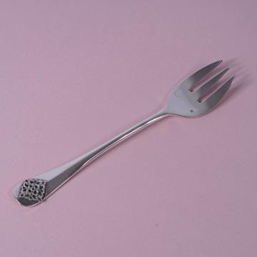 Fourchette à huitre Filigrane en maillechort argenté