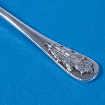 Fourchette à gâteau Feuille d'Argent en maillechort argenté, argent [2]