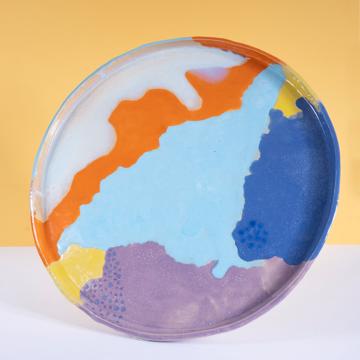 Random dish in sandstone