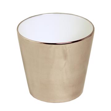 Gobelet Or et Platine en porcelaine, argent, platine brillant [5]