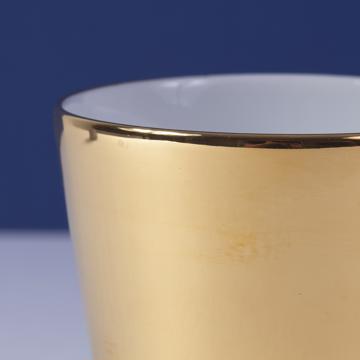 Gold and Platinum Porcelain Tumbler, gold, 22 ct shiny gold [2]