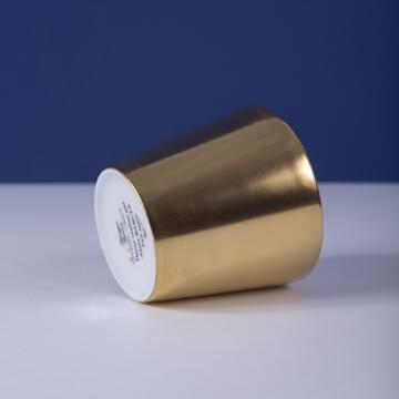 Gobelet Or et Platine en porcelaine, or mat, or mat 24 cts [1]