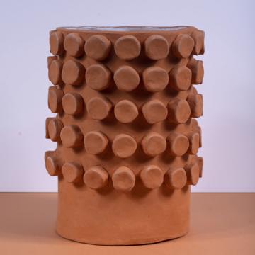 Large Bud vase in earthenware 