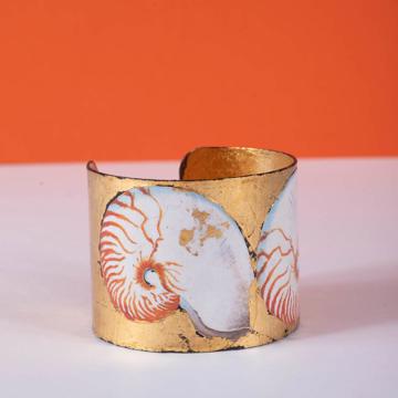 Manchette Coquillage en Découpage , multicolore [2]