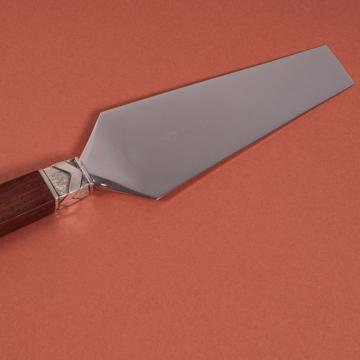 Pelle à tarte Neptune en stamina rouge, rouge foncé, bois de cocobolo [2]