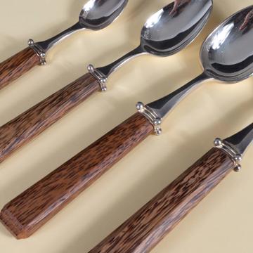 Plamtree spoon in natural wood, nature, mocha [2]