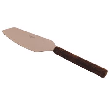 Reed serving piece in stainless steel, brown [3]