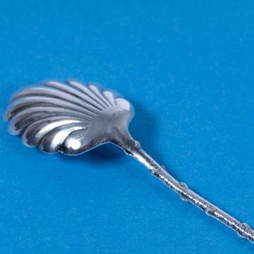 Petite cuillère Feuille en métal argenté, argent [2]