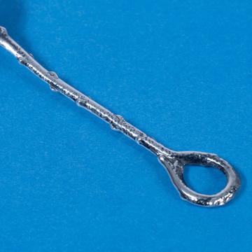 Petite cuillère Feuille en métal argenté, argent [3]