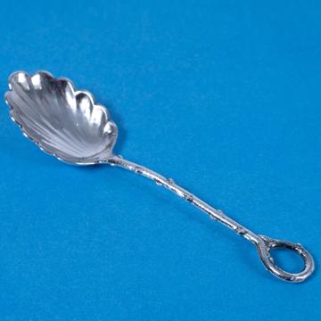 Petite cuillère Feuille en métal argenté, argent [4]