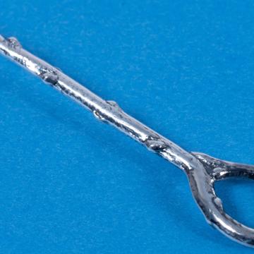 Petite cuillère Feuille en métal argenté, argent [5]