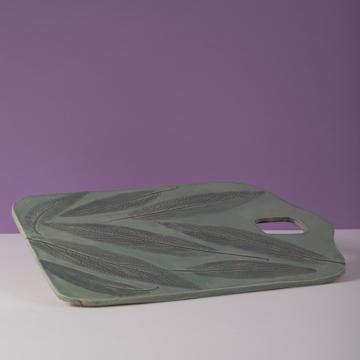 Leaves Cheese Tray in earthenware