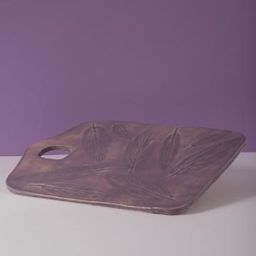 Leaves Cheese Tray in earthenware