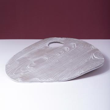 Wood Cheese Tray in earthenware