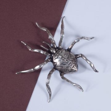 Large Spider Pin's in gold or silver plated on Copper 