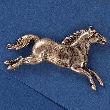 Horse Pin's silver or gold plated on Copper , silver [2]