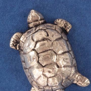 Tortoise Pin's silver or gold plated on Copper , silver [4]