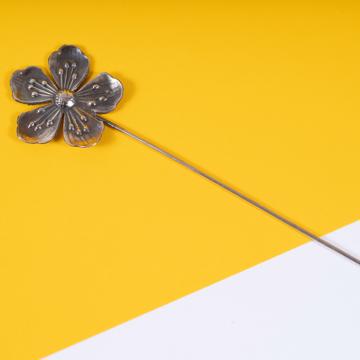 Décorations de Fleur en cuivre argenté, argent, eglantine [1]