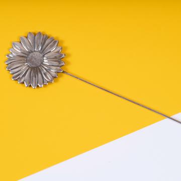 Décorations de Fleur en cuivre argenté, argent, marguerite [1]