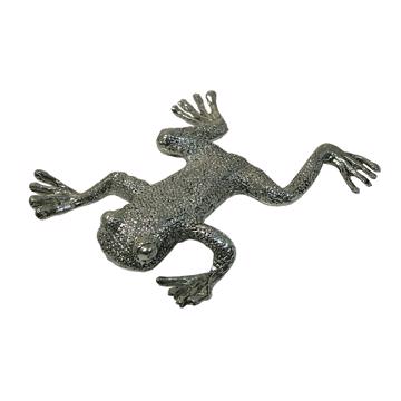 Porte couteau Grenouille en métal argenté ou doré, argent [4]