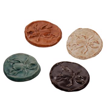 4 Porte Couteau Scarabée en Céramique, multicolore [3]