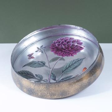 Coupe Fleurs en Découpage sous verre