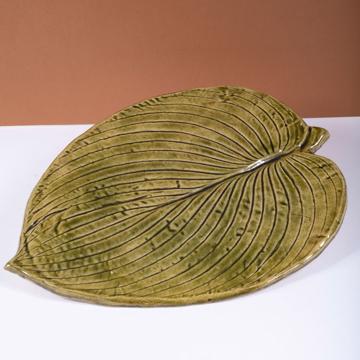 Hosta Cheese Tray in sandstone