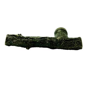 Poignée de porte Branche en métal patiné, bronze [1]