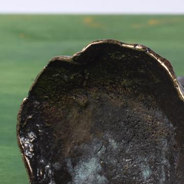 Mushroom Handle in casted metal, bronze [2]