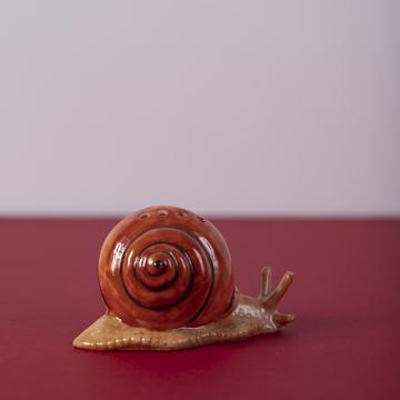 Porte pique Escargot en porcelaine