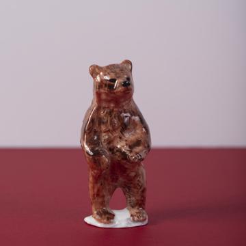 Porte pique Ours en porcelaine