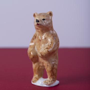 Porte pique Ours en porcelaine