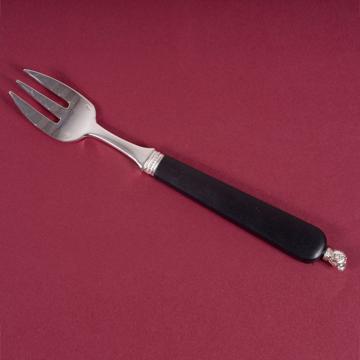 Rambouillet oyster fork in wood and silver