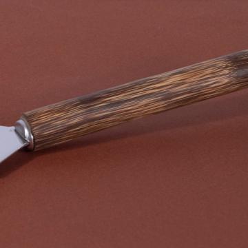 Reed serving piece in stainless steel, brown [4]