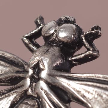 Ronds de Serviette Insectes en cuivre estampé, argent, libellule [4]