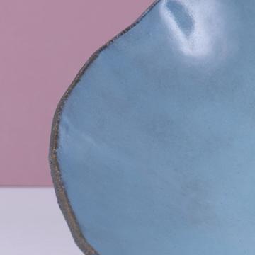 Black Stone table service in sandstone, light blue, salad bowl [4]