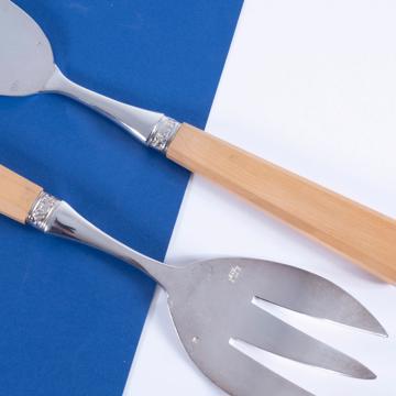 Kérylos fish serving set in boxwood, light yellow [2]