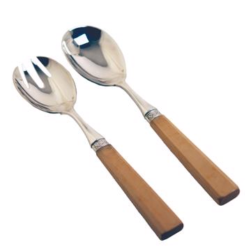 Kérylos Salad Set in boxwood, light yellow [3]