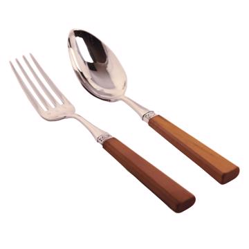 Kérylos Serving Set in boxwood, light yellow [3]