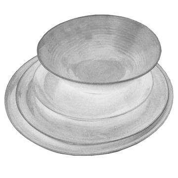 Service Crato en faïence tournée, couleur sur mesure, set de 4 [1]