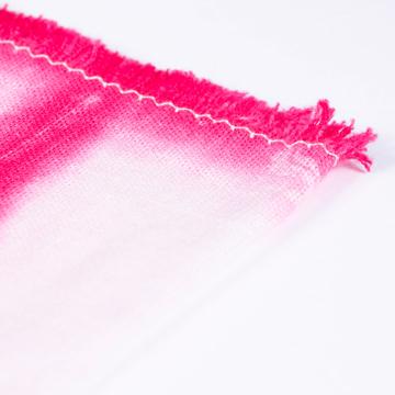 Shibori Napkin in Linen, strong pink [4]