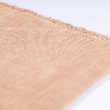 Serviette de table en lin teinté, beige [3]