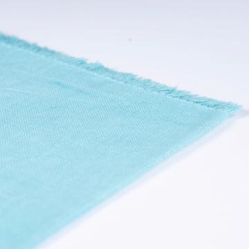 Serviette de table en lin teinté, aqua [2]