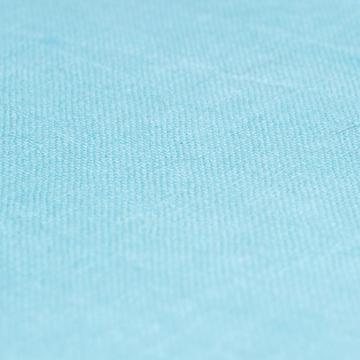 Serviette de table en lin teinté, aqua