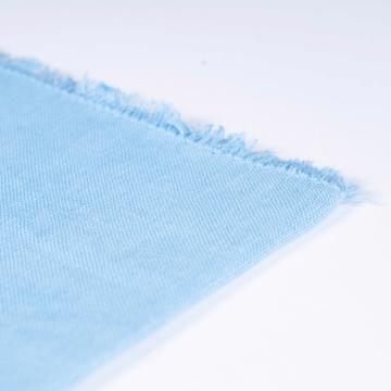 Serviette de table en lin teinté, bleu ciel [2]